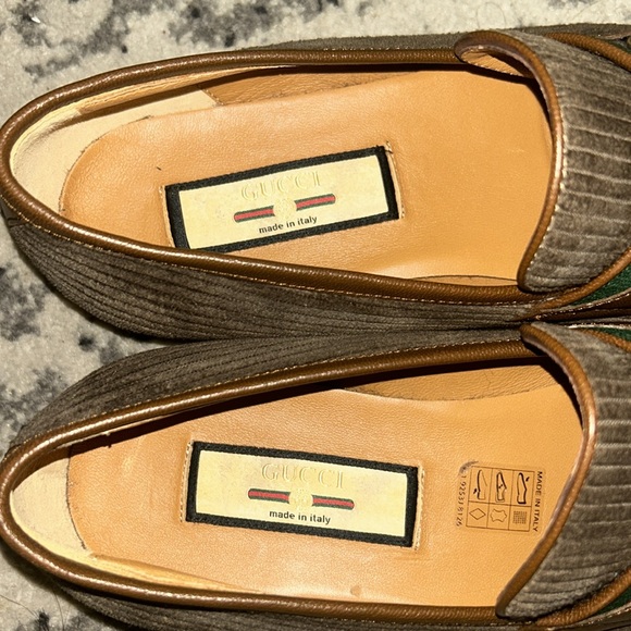 Gucci Horsebit Detail Corduroy Moccasin Lanzo Stretch Loafer - Picture 5 of 8